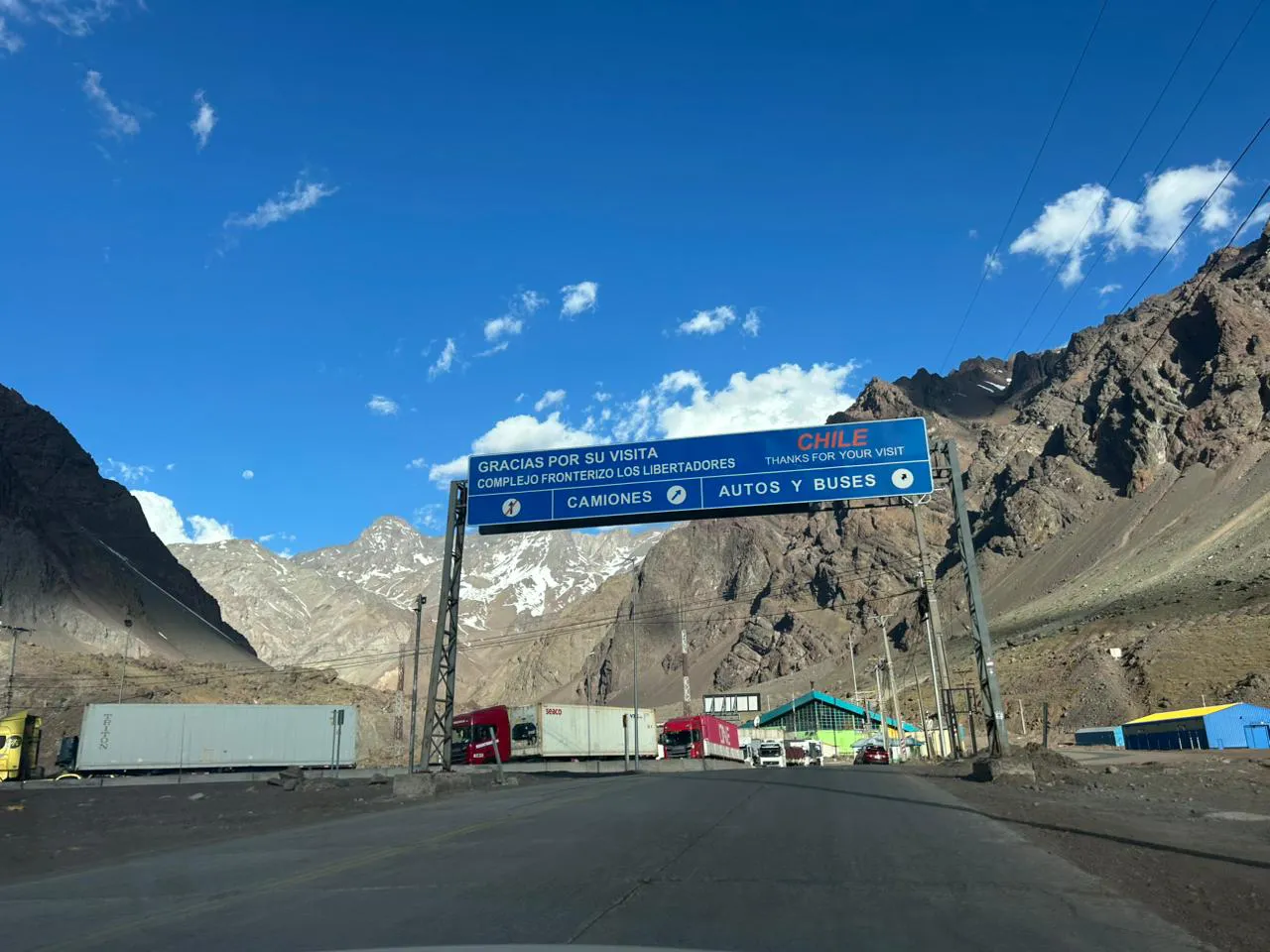 camiones paso Chile